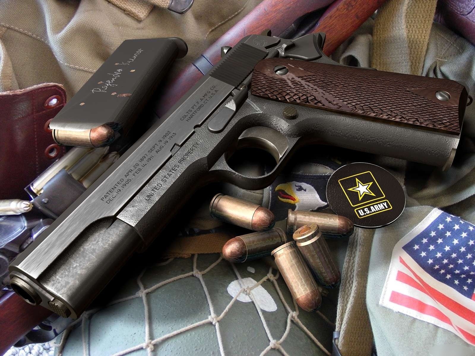 High resolution Colt 1911 hd 1600x1200 wallpaper ID:74575 for PC