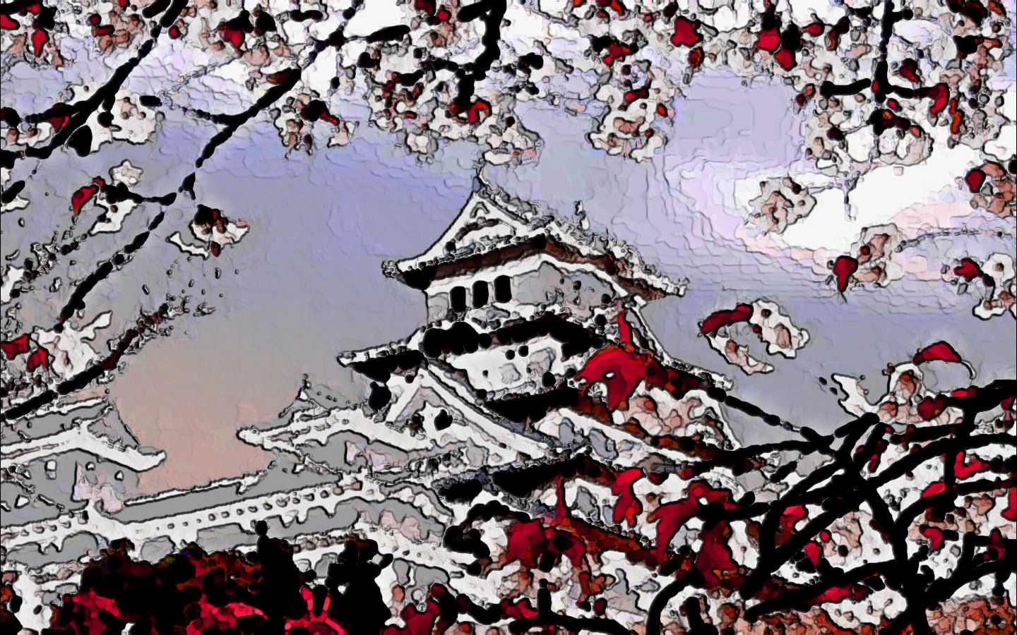 Free Sakura tree (Cherry Blossom) high quality background ID:304098 for hd 1440x900 PC