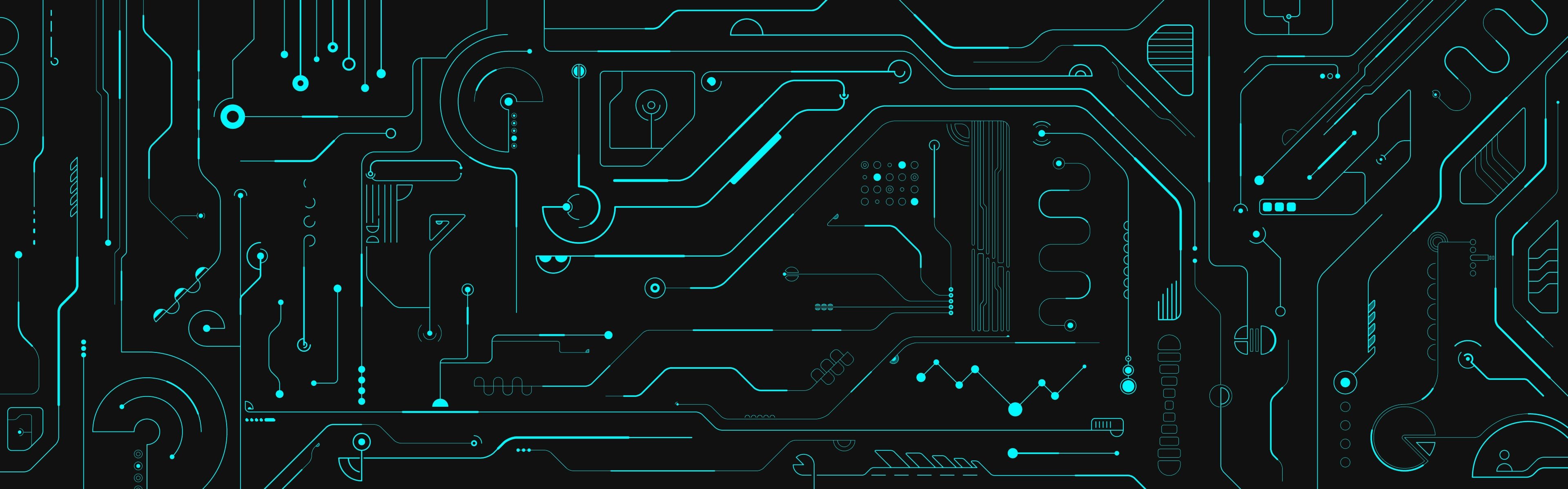 Awesome Circuit free background ID:89594 for dual monitor 3840x1200 PC