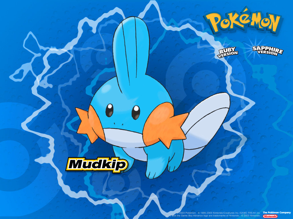 High resolution Mudkip (Pokemon) hd 1024x768 background ID:280242 for desktop