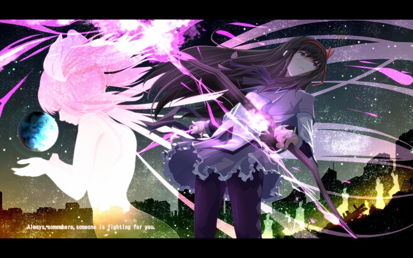 Awesome Homura Akemi free wallpaper ID:31450 for hd 1440x900 PC
