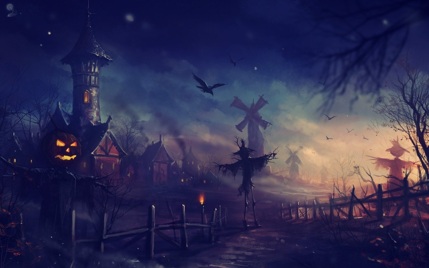 Awesome Halloween free wallpaper ID:402393 for hd 1680x1050 PC