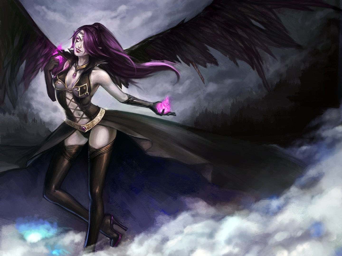 Free Morgana (League Of Legends) high quality wallpaper ID:171507 for hd 1440x1080 PC