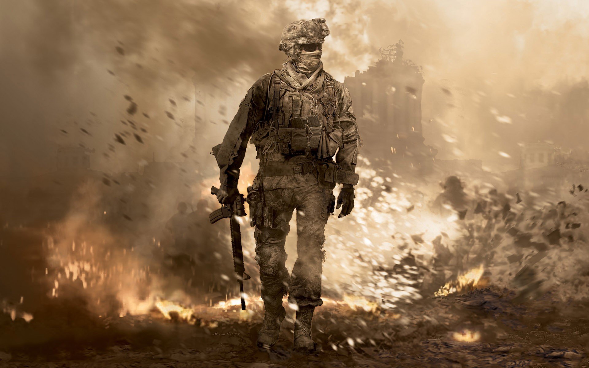 High resolution Call Of Duty: Modern Warfare 2 (MW2) hd 1920x1200 wallpaper ID:326493 for computer