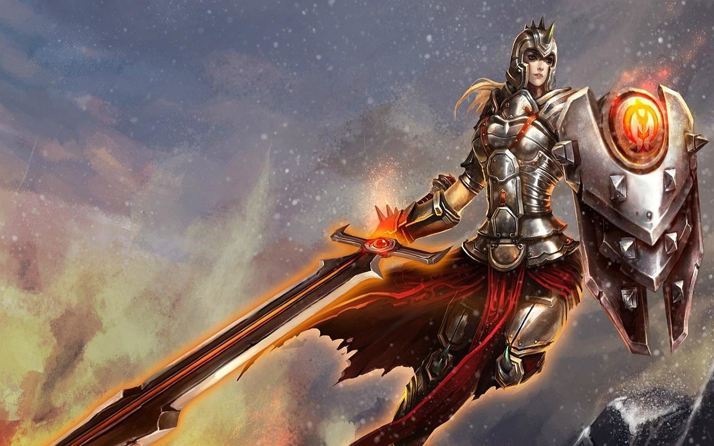 Awesome Leona (League Of Legends) free background ID:173349 for hd 1440x900 computer