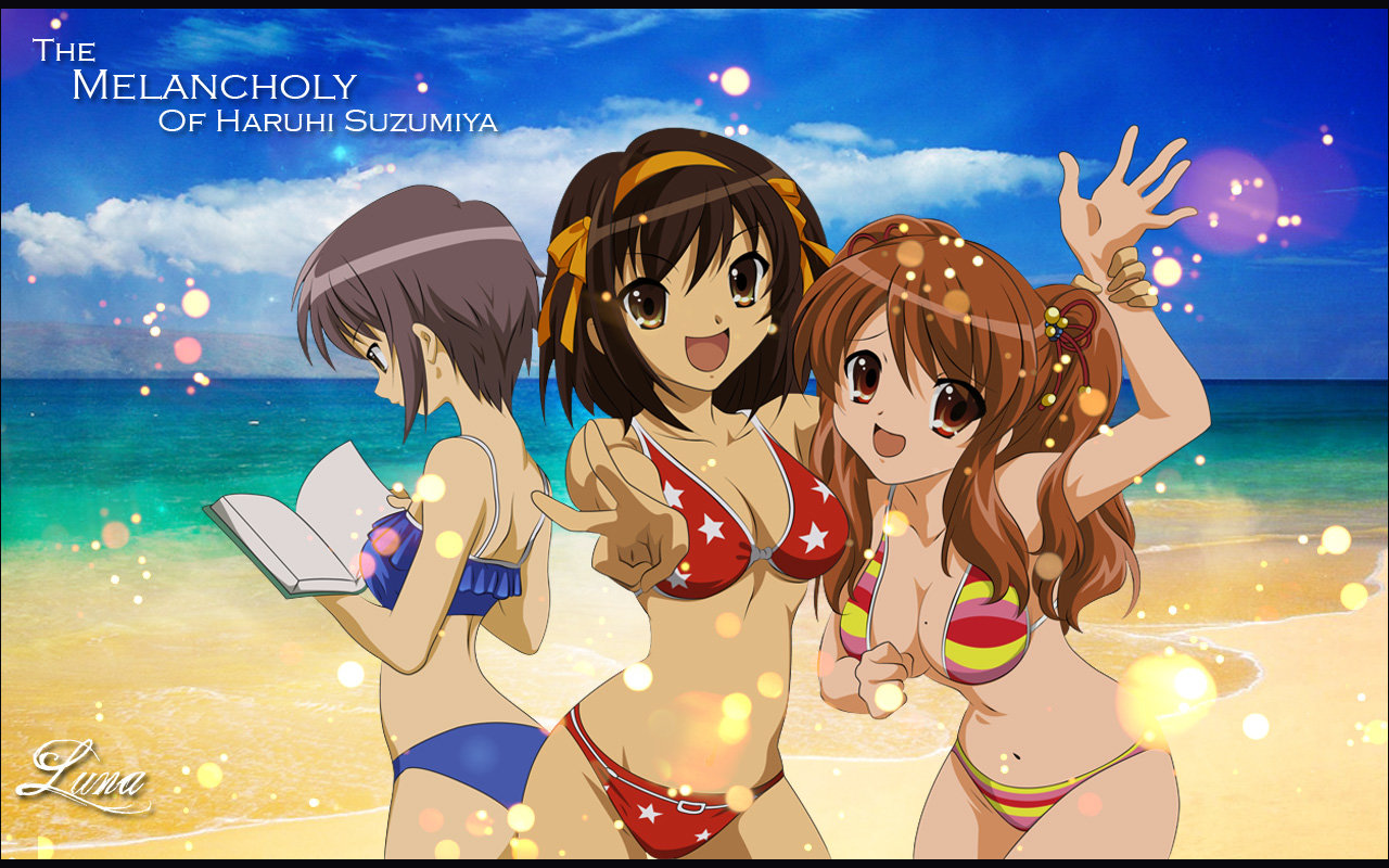 Free download The Melancholy Of Haruhi Suzumiya background ID:139372 hd 1280x800 for computer