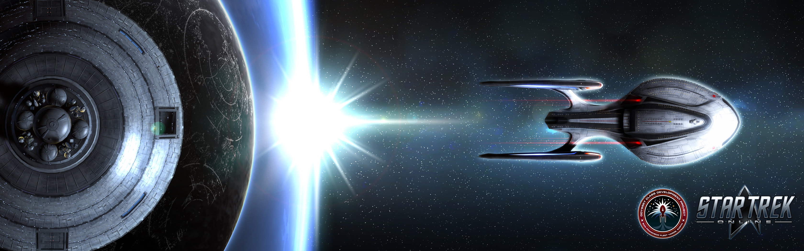 High resolution Star Trek Video Game dual screen 3360x1050 background ID:276314 for computer