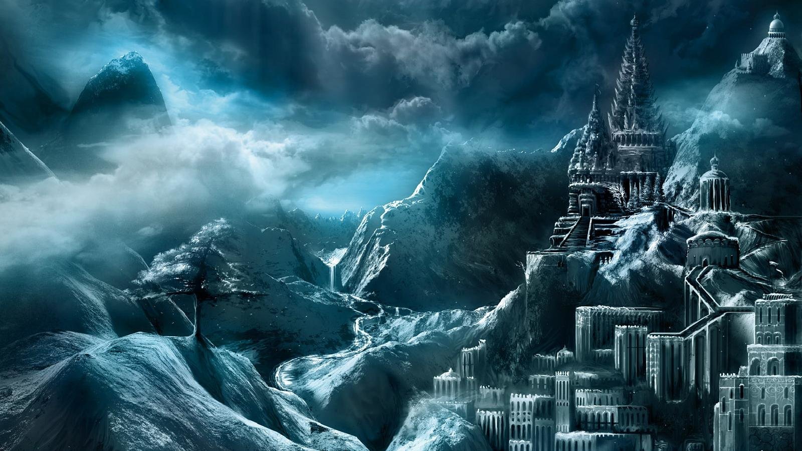 Awesome Fantasy castle free background ID:236593 for hd 1600x900 computer