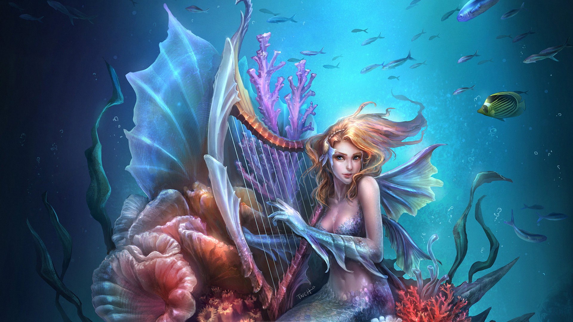 Best Mermaid wallpaper ID:329348 for High Resolution 1080p PC