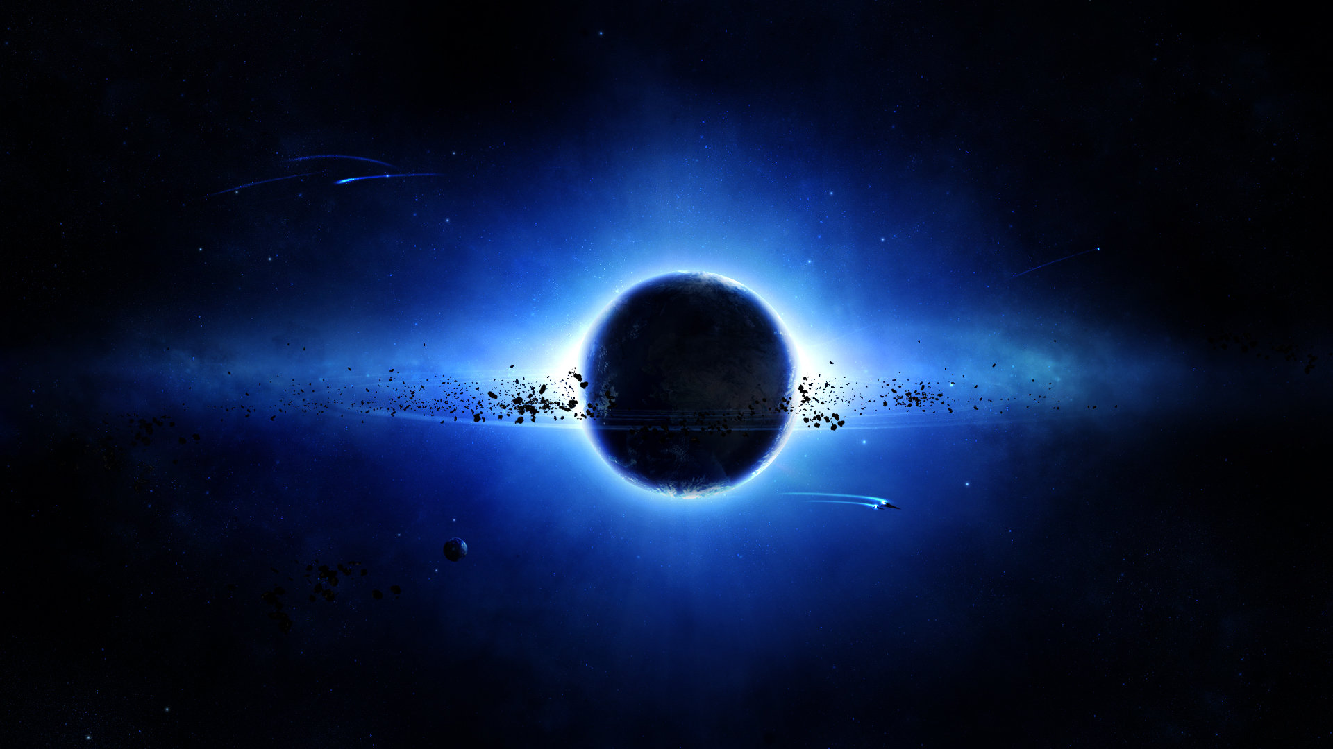 Download 1080p Planetary Ring PC background ID:256485 for free