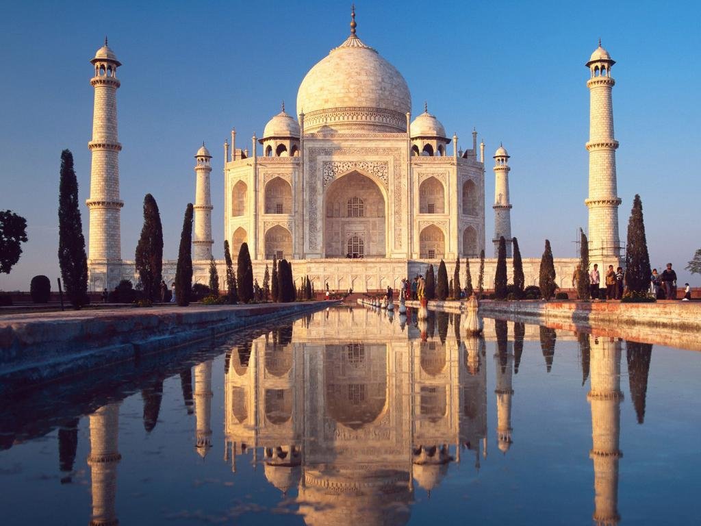 Download hd 1024x768 Taj Mahal computer background ID:486398 for free