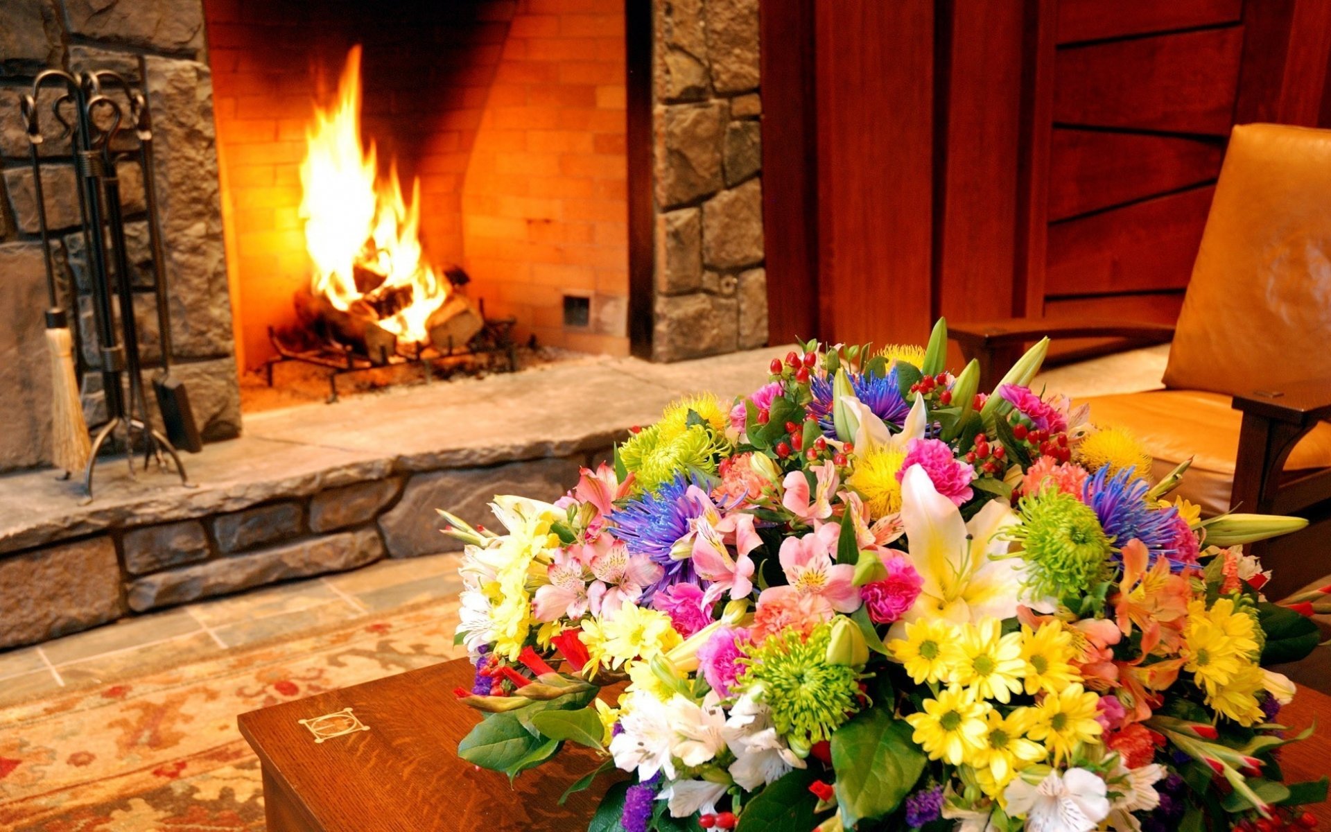 Awesome Fireplace free wallpaper ID:385914 for hd 1920x1200 desktop