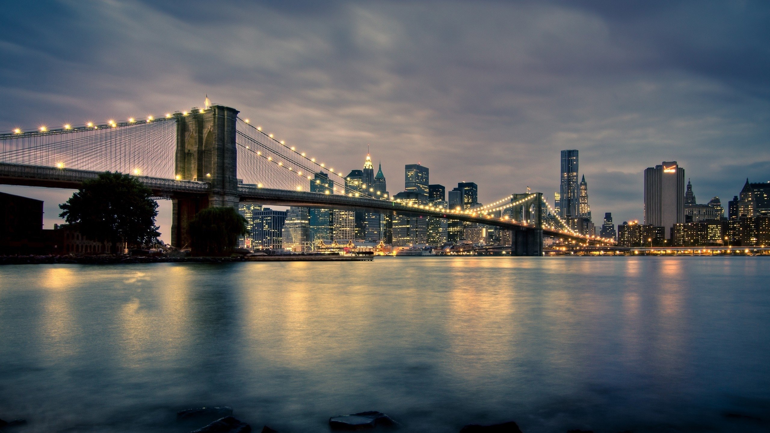 Best Brooklyn Bridge background ID:478584 for High Resolution hd 2560x1440 PC
