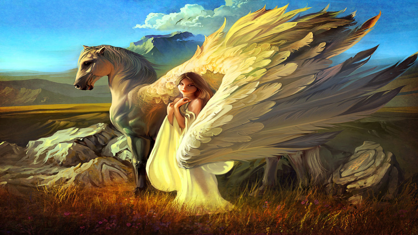 Awesome Pegasus free background ID:270859 for 1366x768 laptop PC