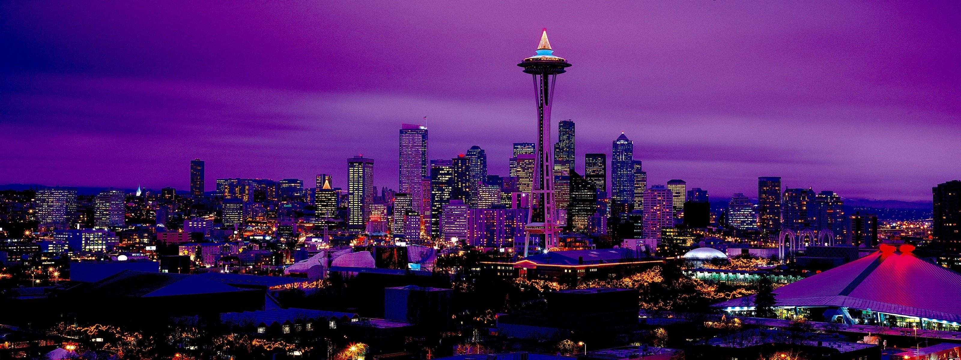 Free download Seattle wallpaper ID:474406 dual monitor 3200x1200 for computer