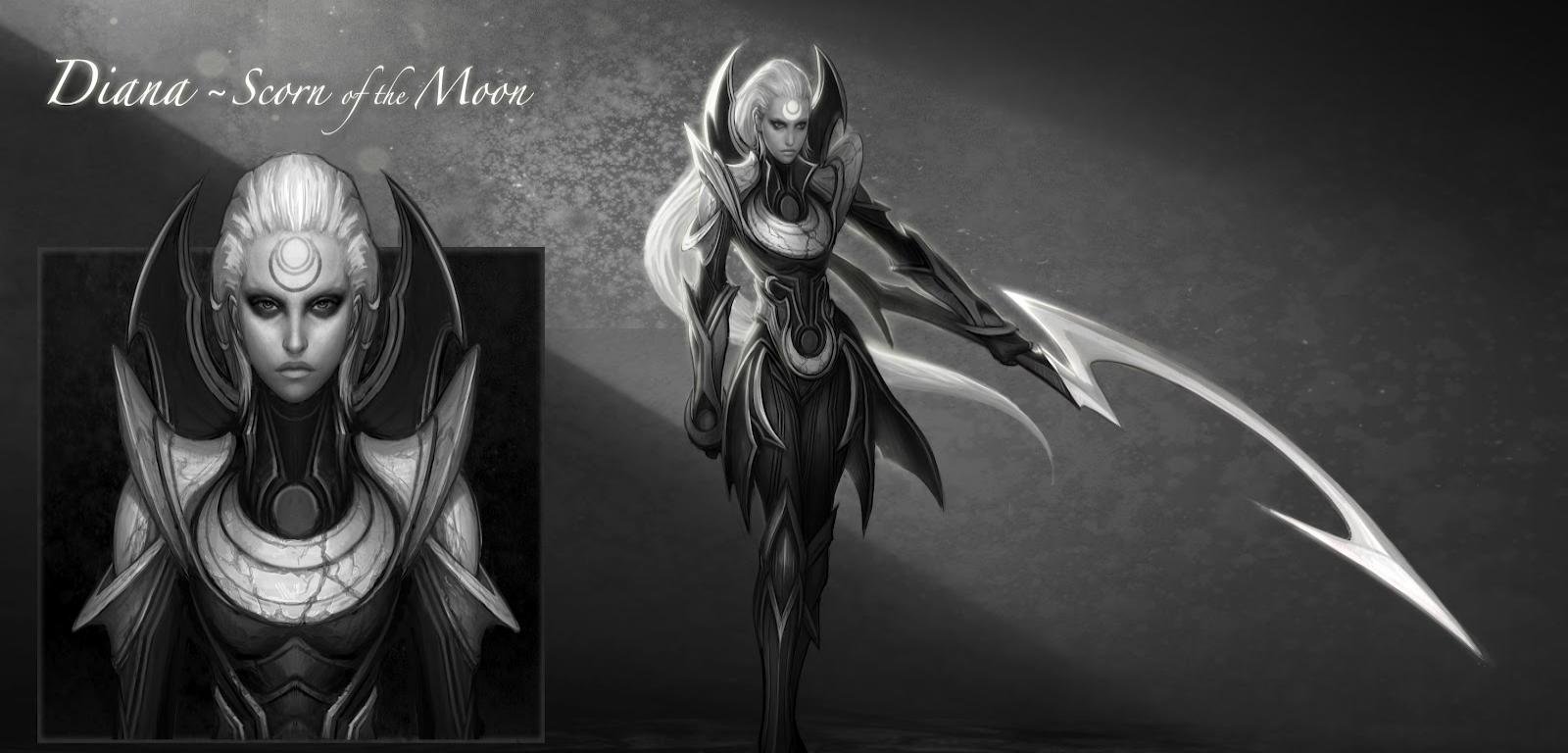 Free download Diana (League Of Legends) background ID:173290 hd 1600x768 for PC