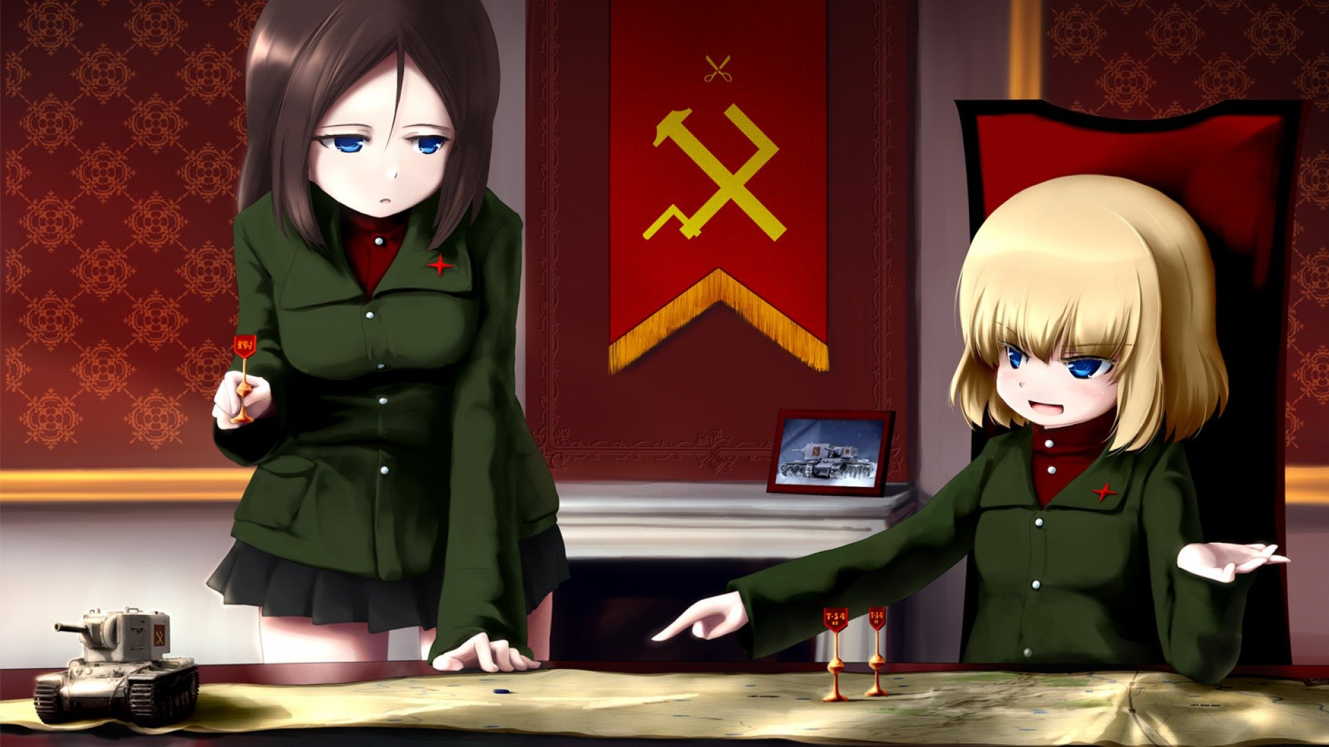Awesome Girls Und Panzer free background ID:208239 for hd 1920x1080 computer