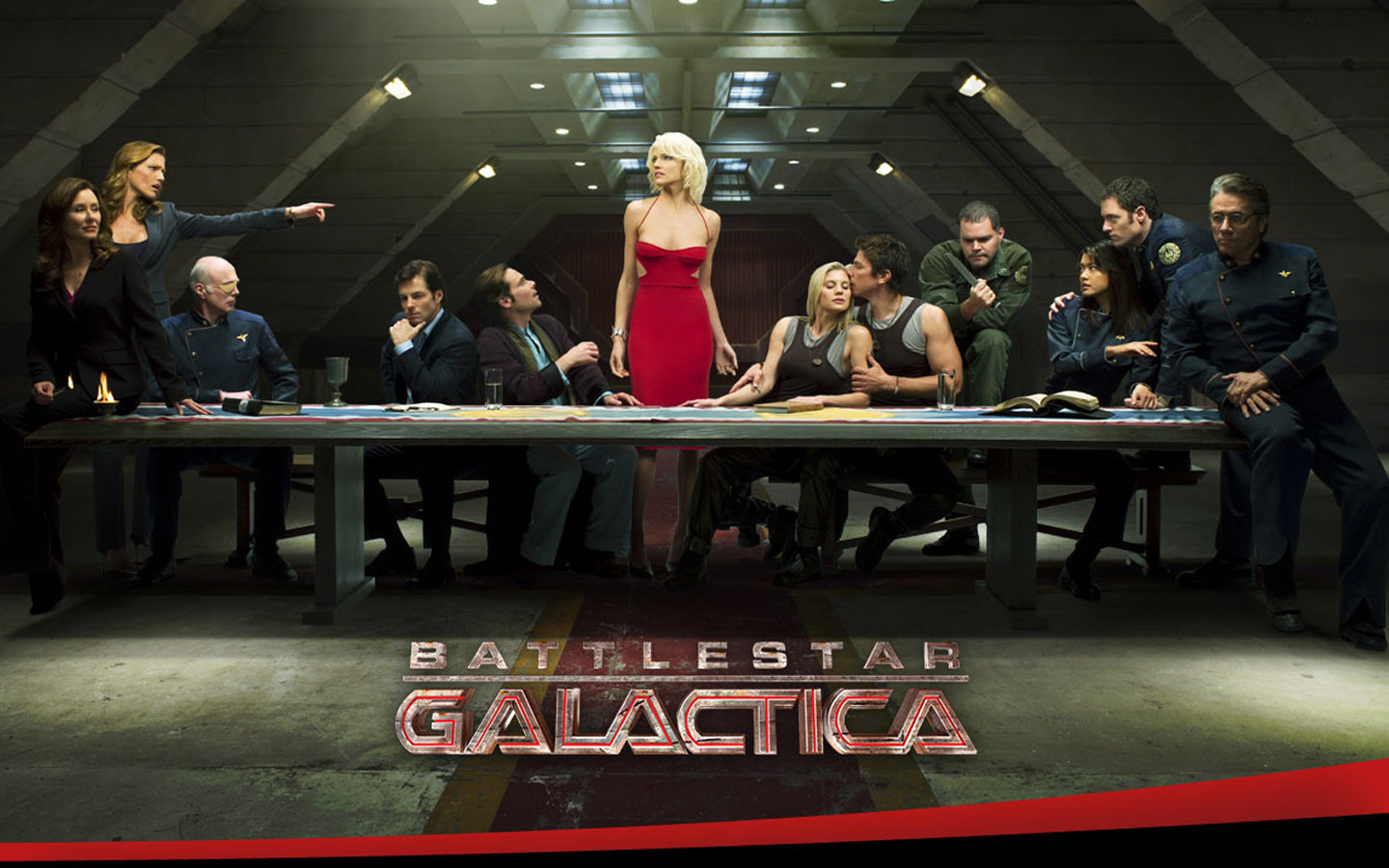 Download hd 1440x900 Battlestar Galactica serial desktop wallpaper ID:122746 for free