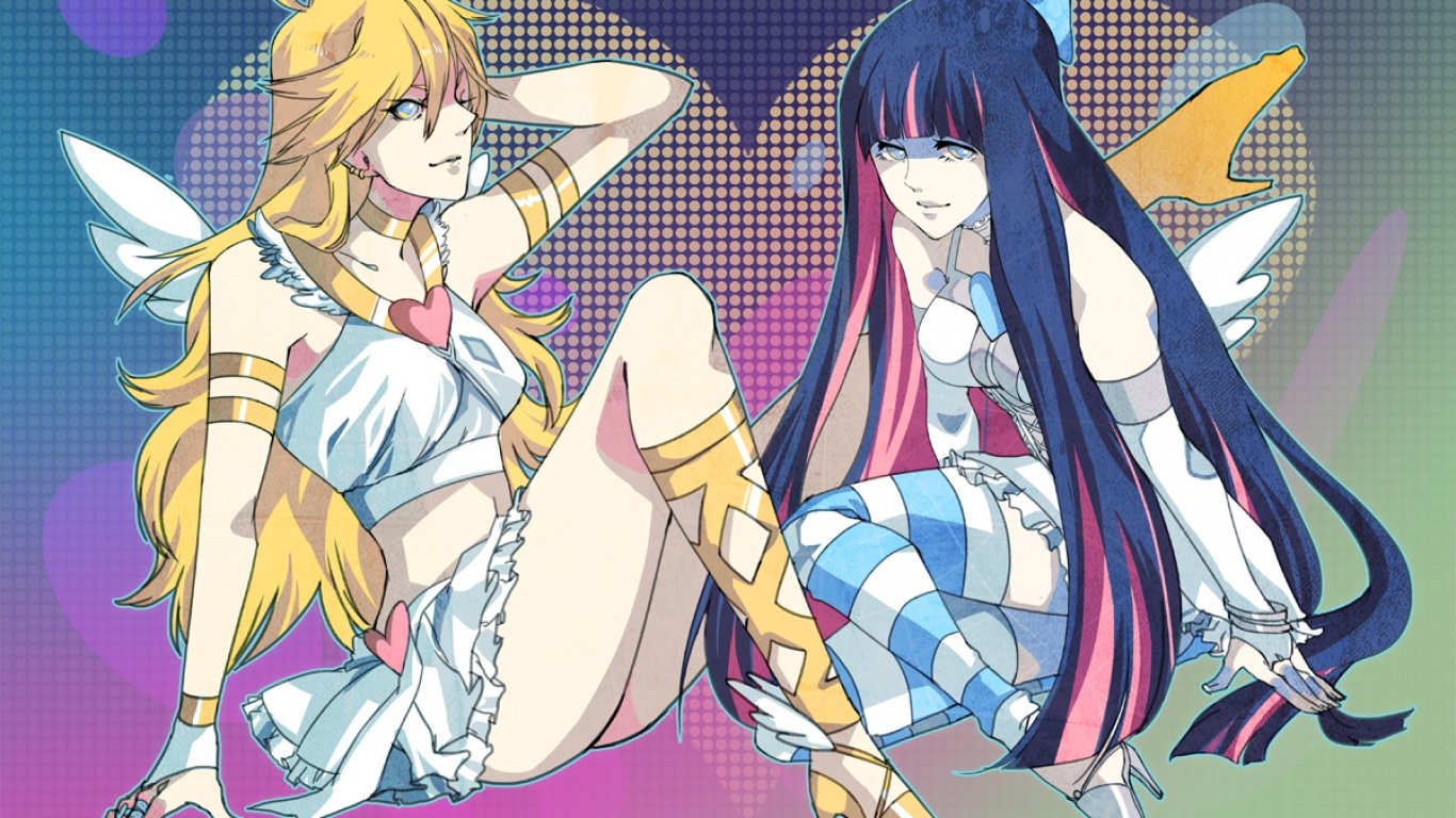 High resolution Panty and Stocking With Garterbelt 1366x768 laptop wallpaper ID:185152 for computer