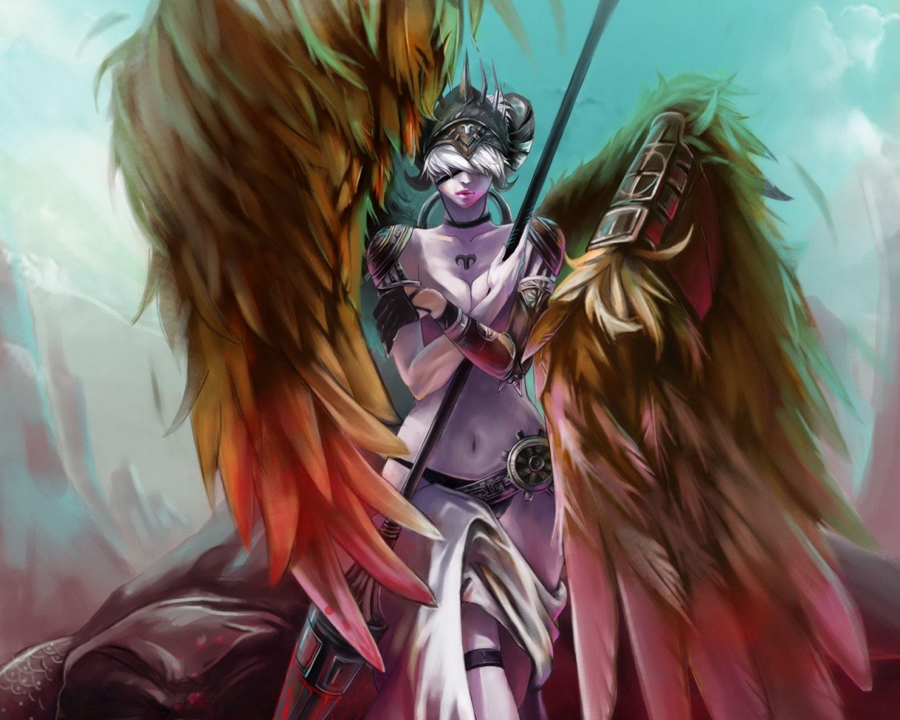 High resolution Angel Warrior hd 1280x1024 background ID:352304 for computer