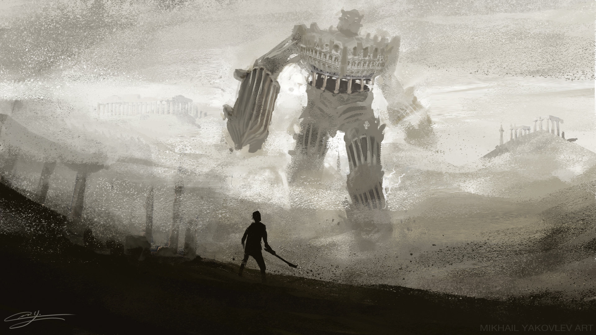 Download hd 1920x1080 Shadow Of The Colossus computer wallpaper ID:283671 for free