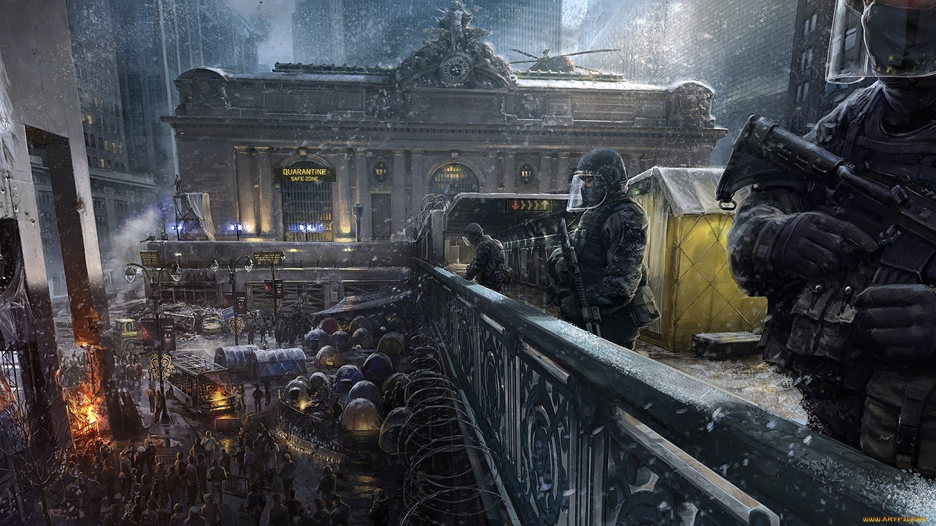 Best Tom Clancy's The Division background ID:450060 for High Resolution full hd 1920x1080 PC