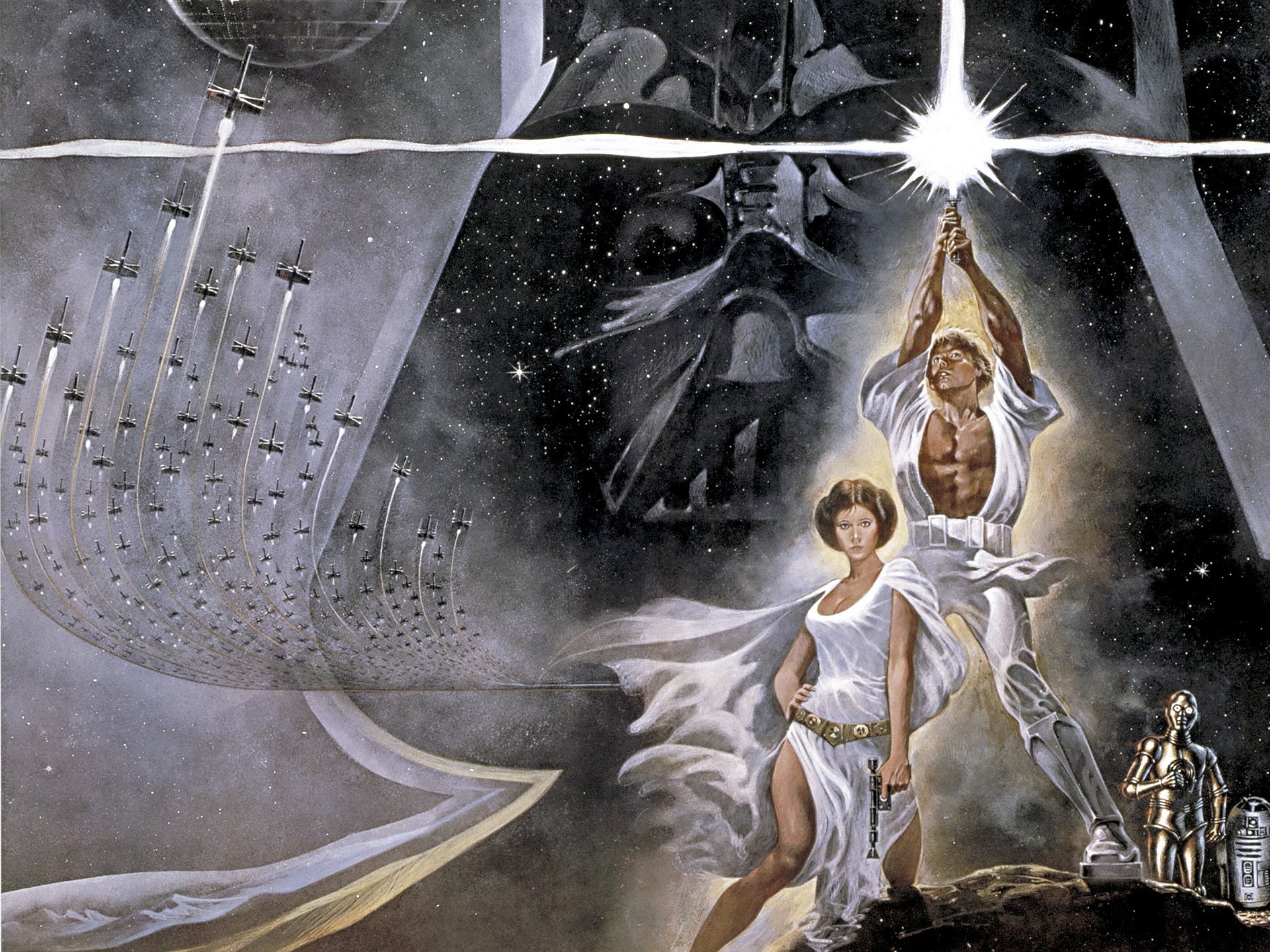 High resolution Star Wars Episode 4 (IV): A New Hope hd 1920x1440 wallpaper ID:229604 for PC