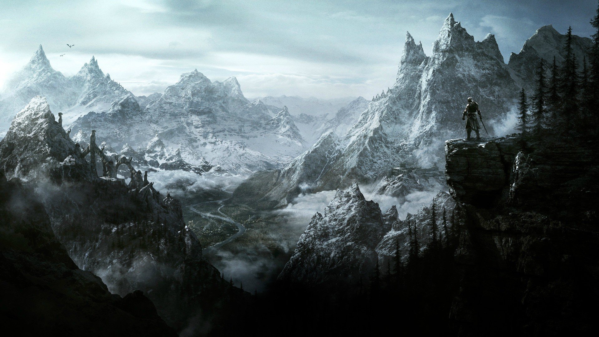 Best Skyrim background ID:119610 for High Resolution hd 1080p computer