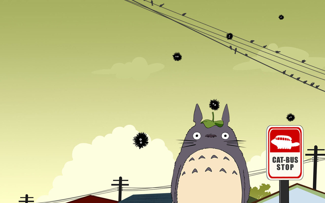 Download hd 1280x800 My Neighbor Totoro PC background ID:259314 for free