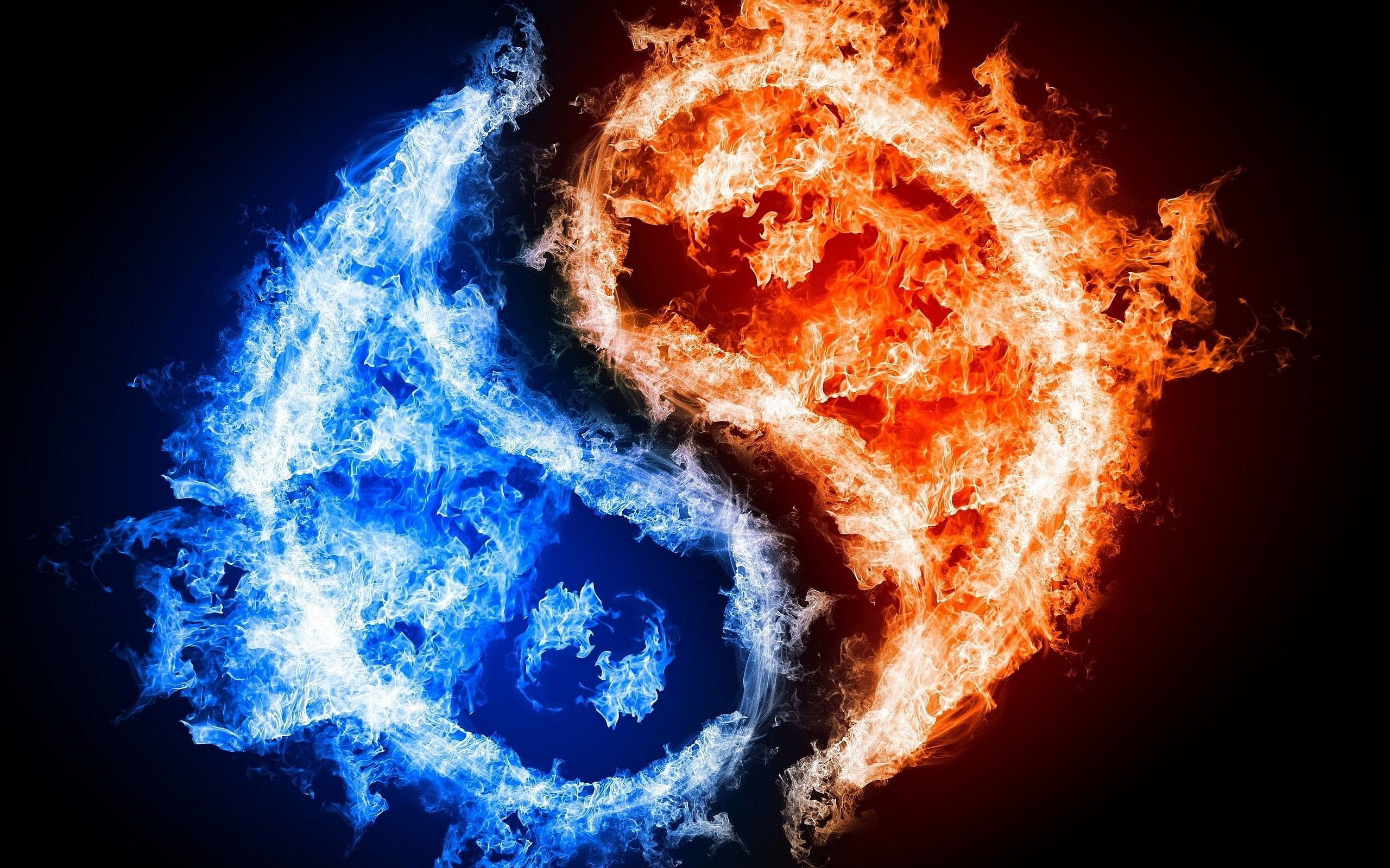 Best Fire And Ice wallpaper ID:101256 for High Resolution hd 2560x1600 computer