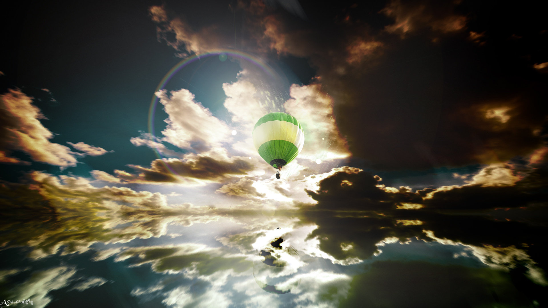 Awesome Hot Air Balloon free background ID:478486 for 1080p computer