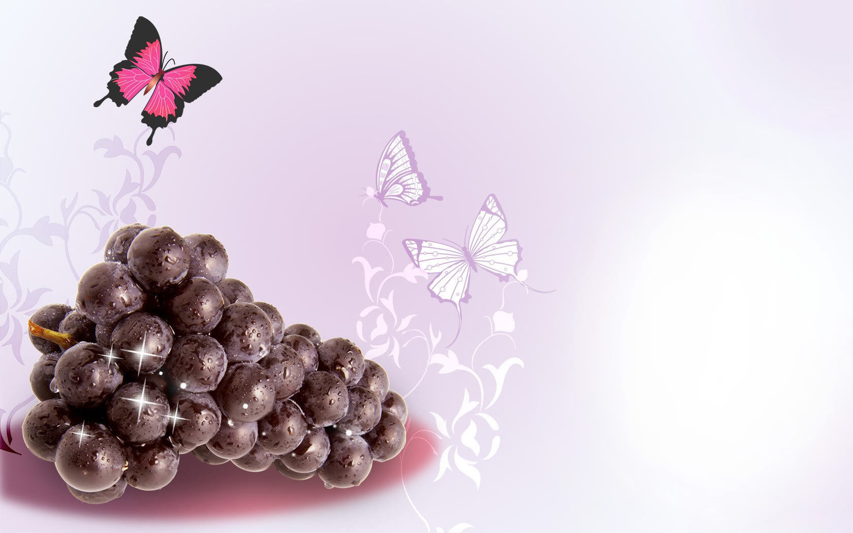 Free download Grapes wallpaper ID:420819 hd 1680x1050 for PC