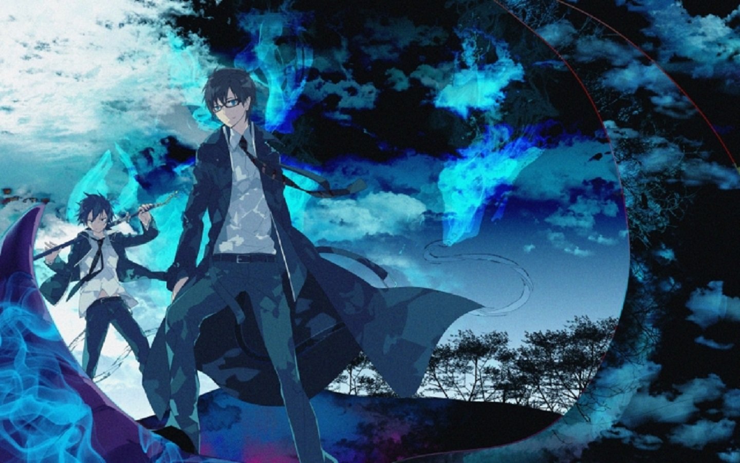 Free download Blue Exorcist (Ao No) background ID:242129 hd 1440x900 for computer