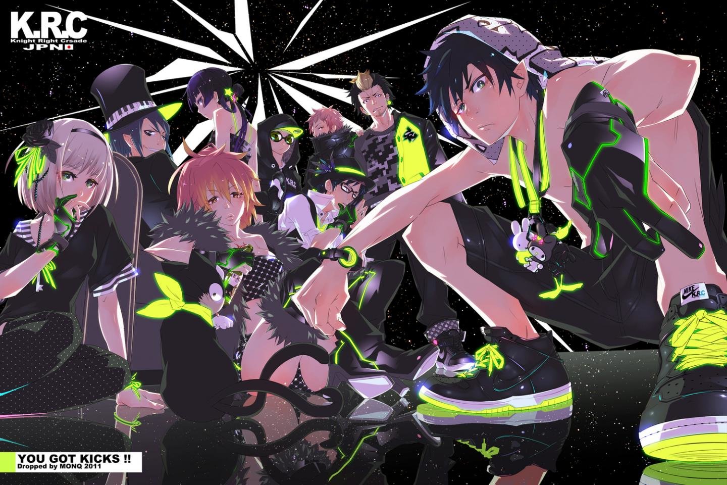 High resolution Blue Exorcist (Ao No) hd 1440x960 background ID:242159 for PC