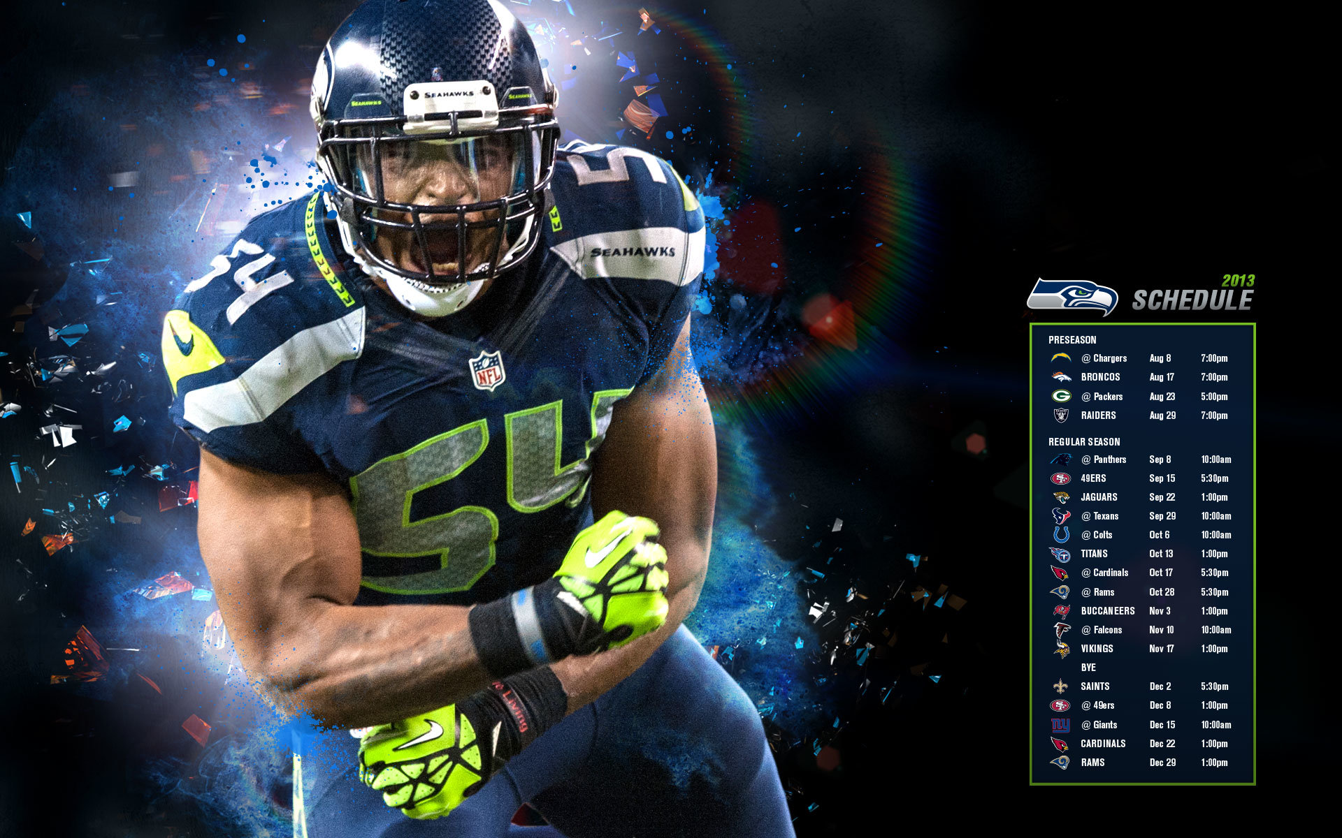 Awesome Seattle Seahawks free wallpaper ID:347955 for hd 1920x1200 PC