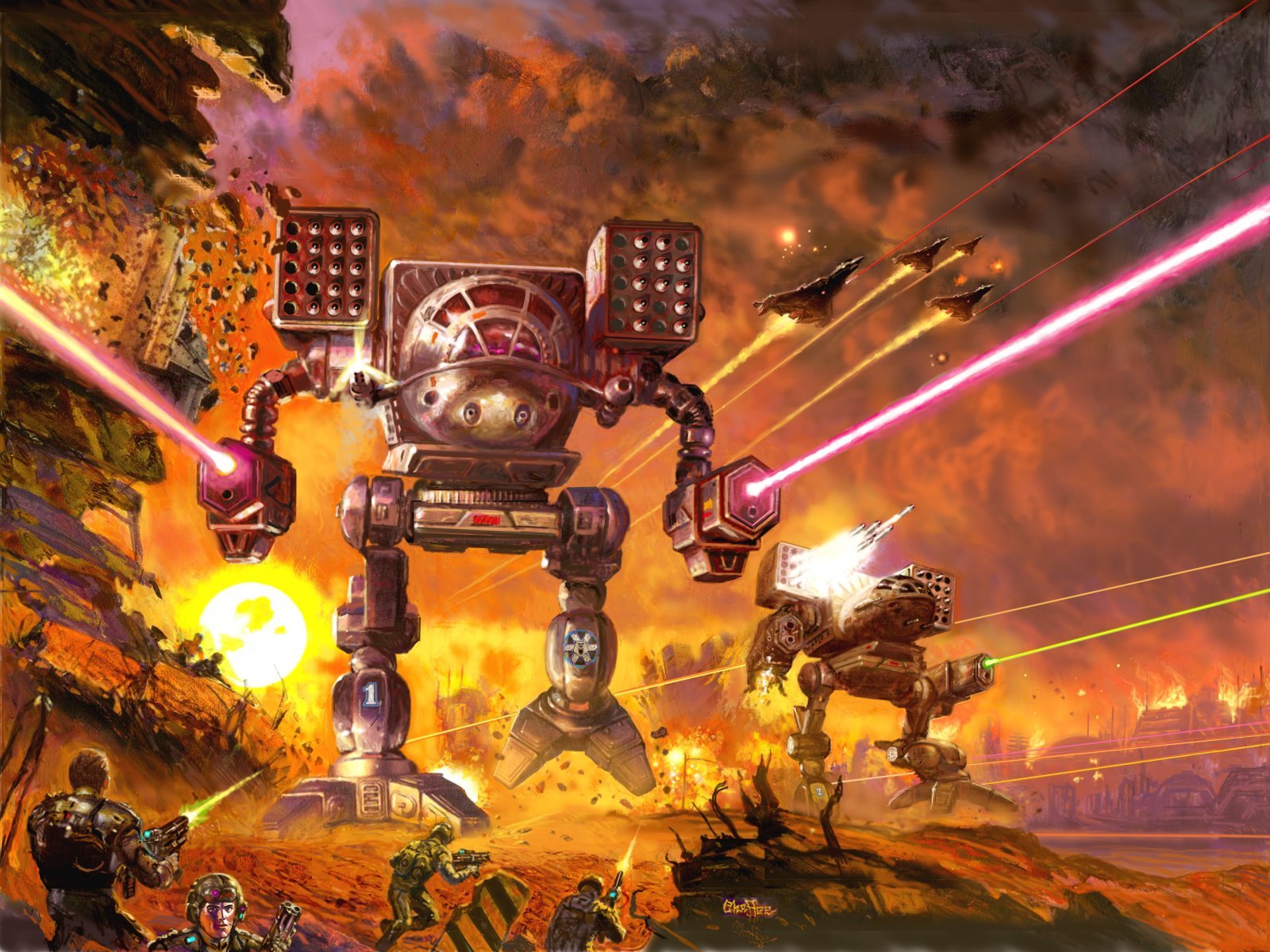 Free download MechWarrior wallpaper ID:74052 hd 1600x1200 for PC
