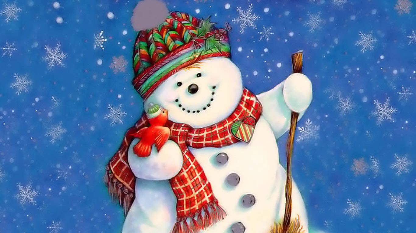 Awesome Snowman free background ID:115530 for 1366x768 laptop desktop