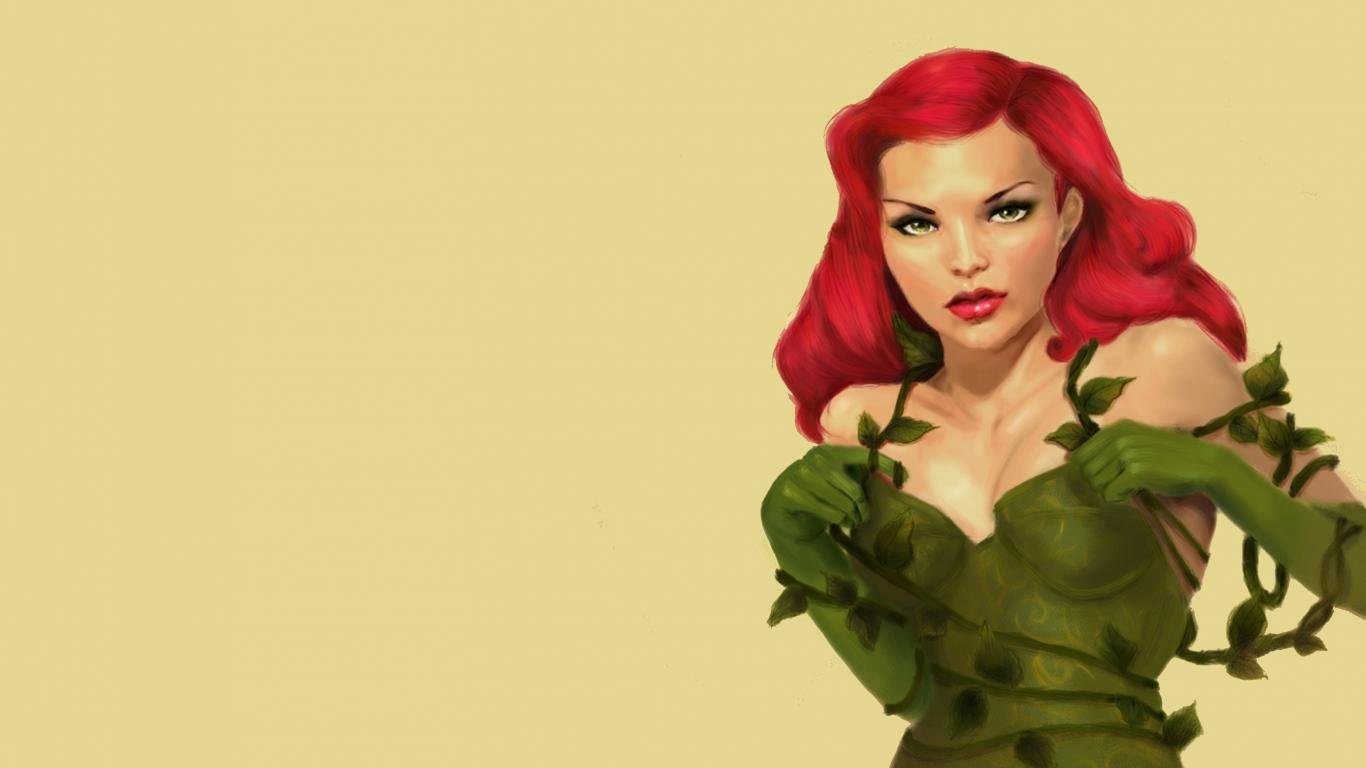 Best Poison Ivy wallpaper ID:430612 for High Resolution 1366x768 laptop PC