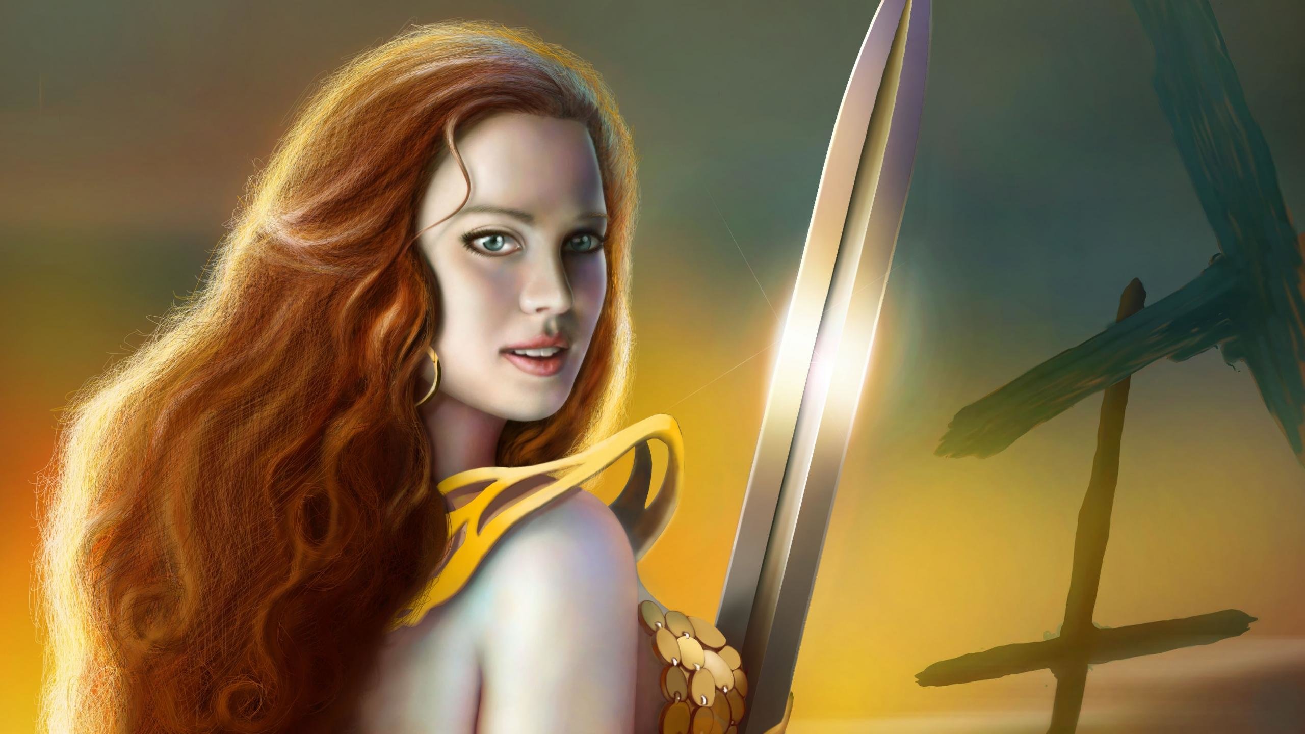 Free Red Sonja high quality background ID:449849 for hd 2560x1440 PC