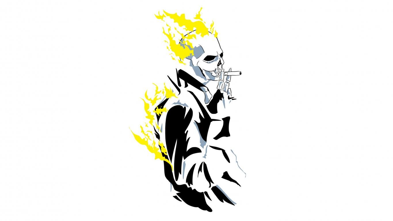 Download hd 1366x768 Ghost Rider PC wallpaper ID:29489 for free