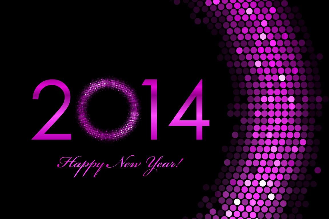 Awesome New Year 2014 free background ID:41623 for hd 1152x768 computer