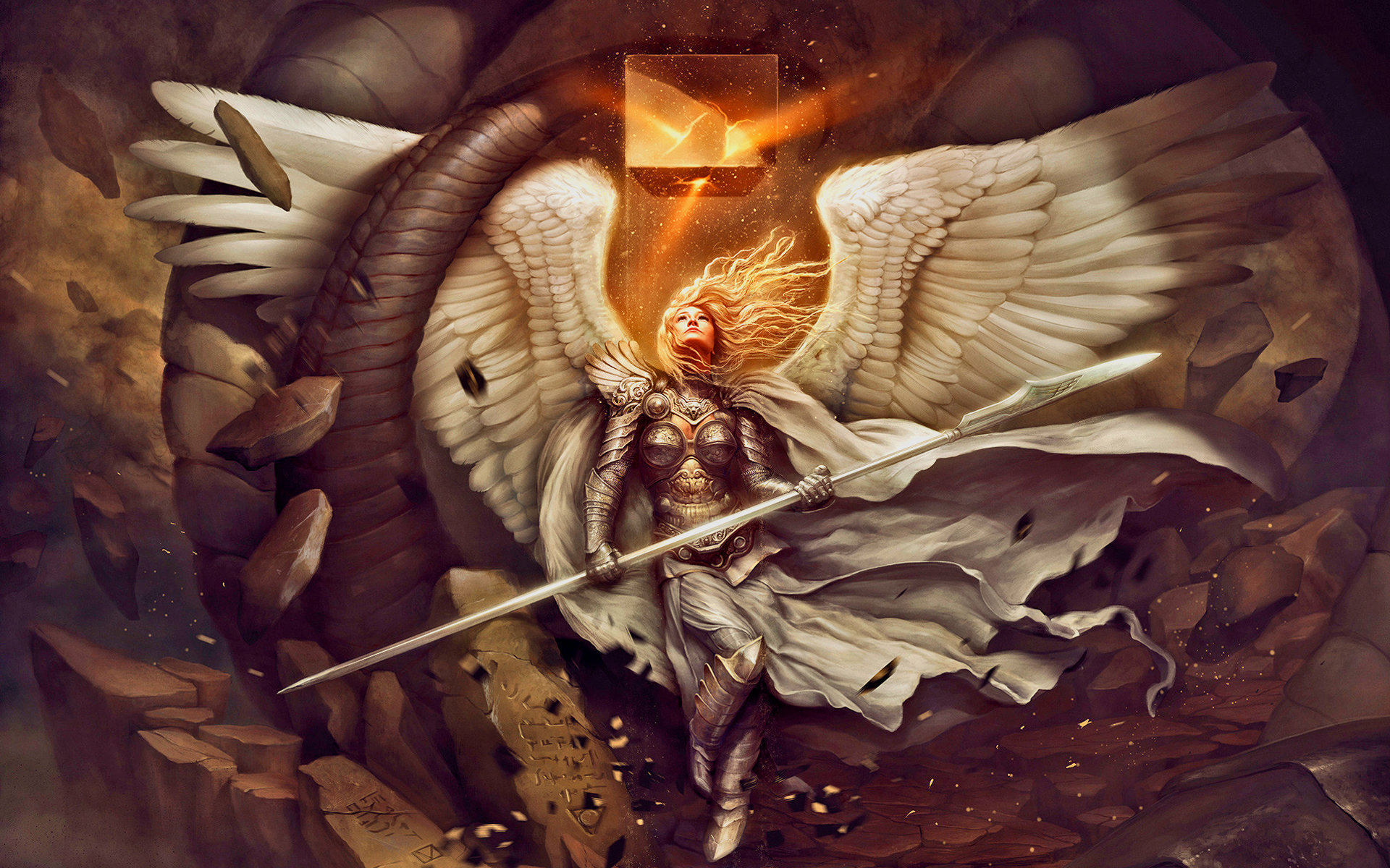 Awesome Angel Warrior free wallpaper ID:352377 for hd 1920x1200 PC