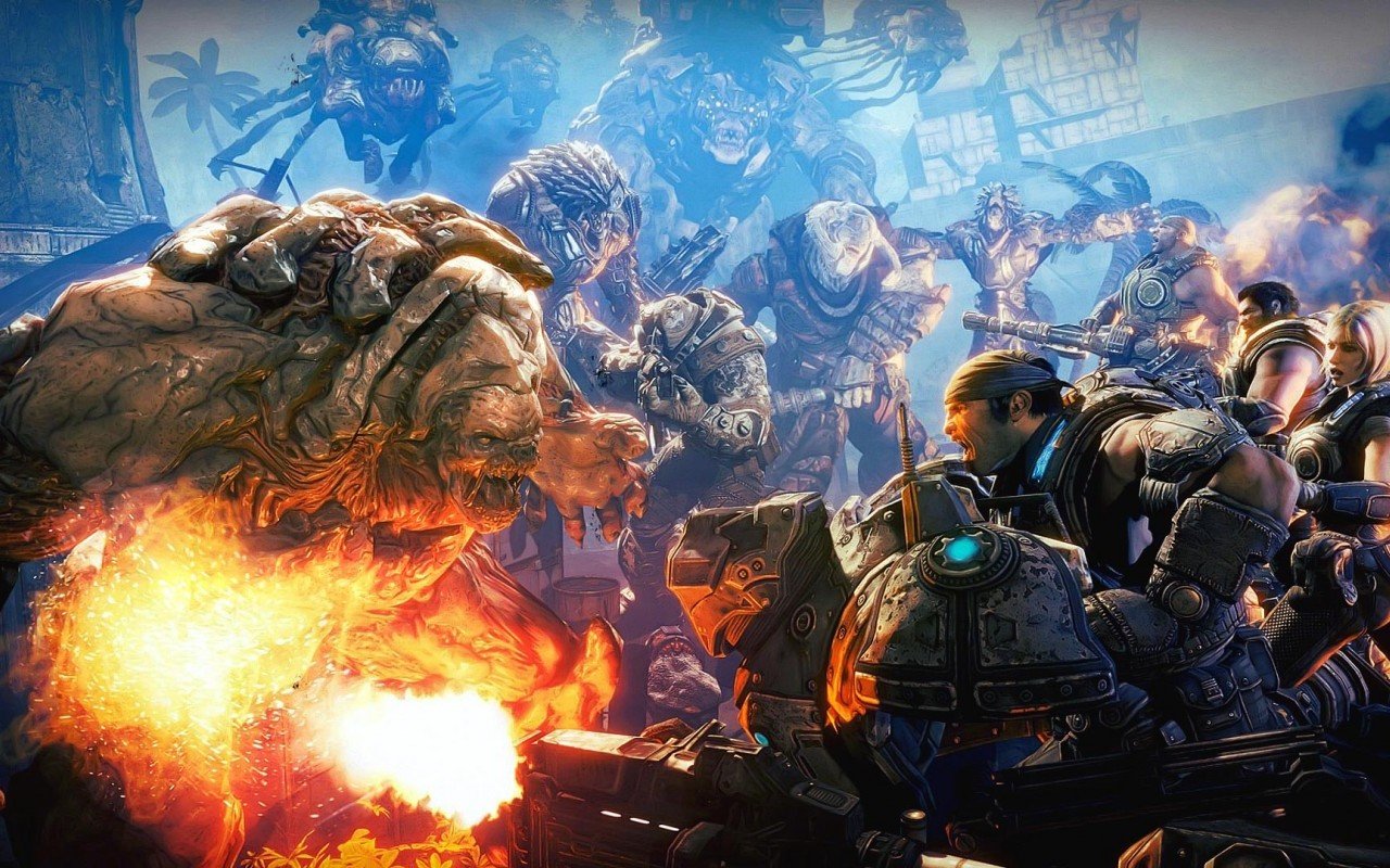Free download Gears Of War 3 background ID:114372 hd 1280x800 for computer