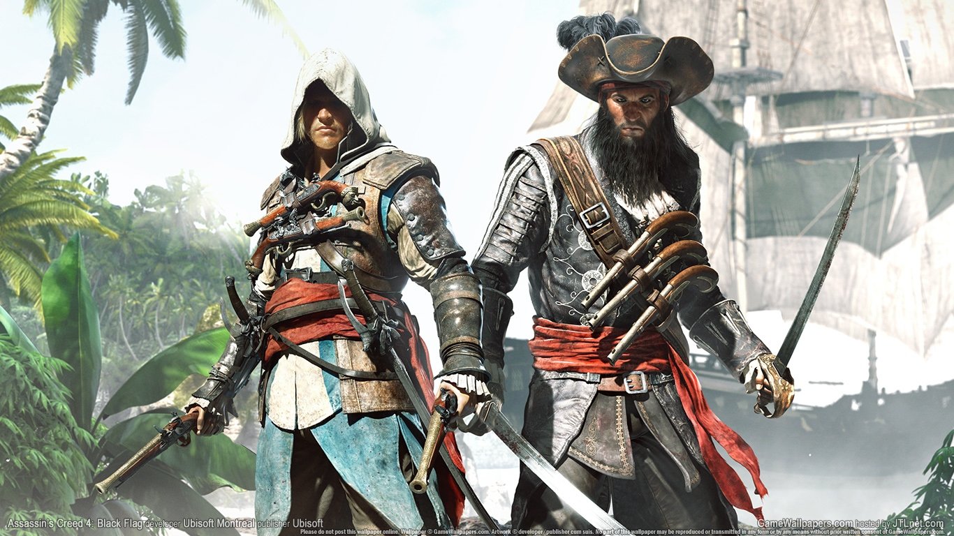 Free download Assassin's Creed 4: Black Flag background ID:234593 1366x768 laptop for PC