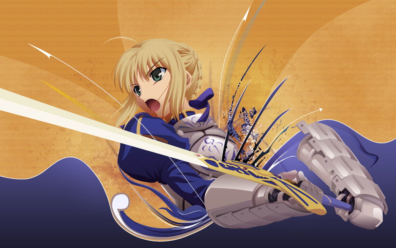 Free download Saber (Fate Series) wallpaper ID:469041 hd 1280x800 for PC