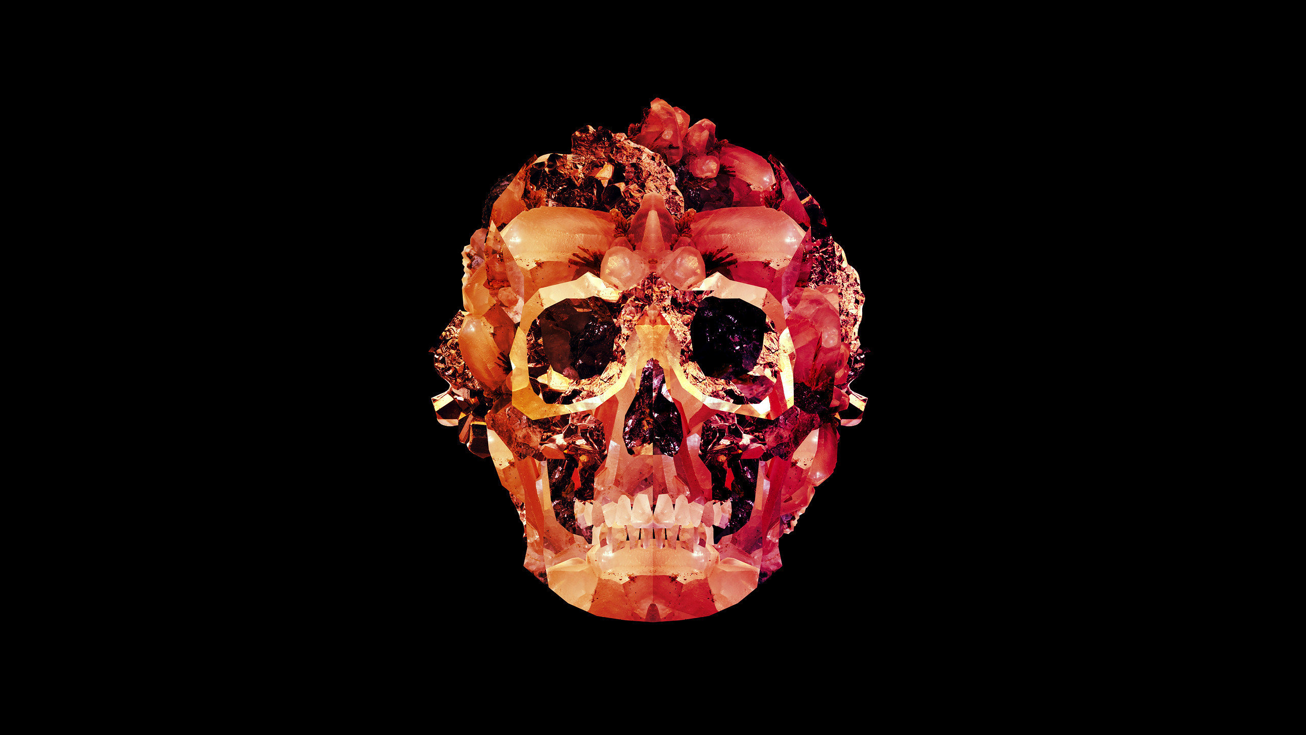 High resolution Skull hd 2560x1440 background ID:320915 for PC
