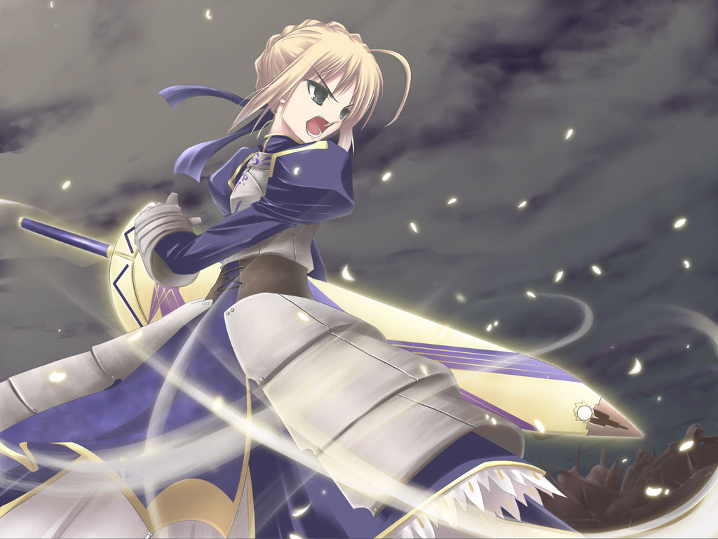 Download hd 1024x768 Saber (Fate Series) PC background ID:469069 for free