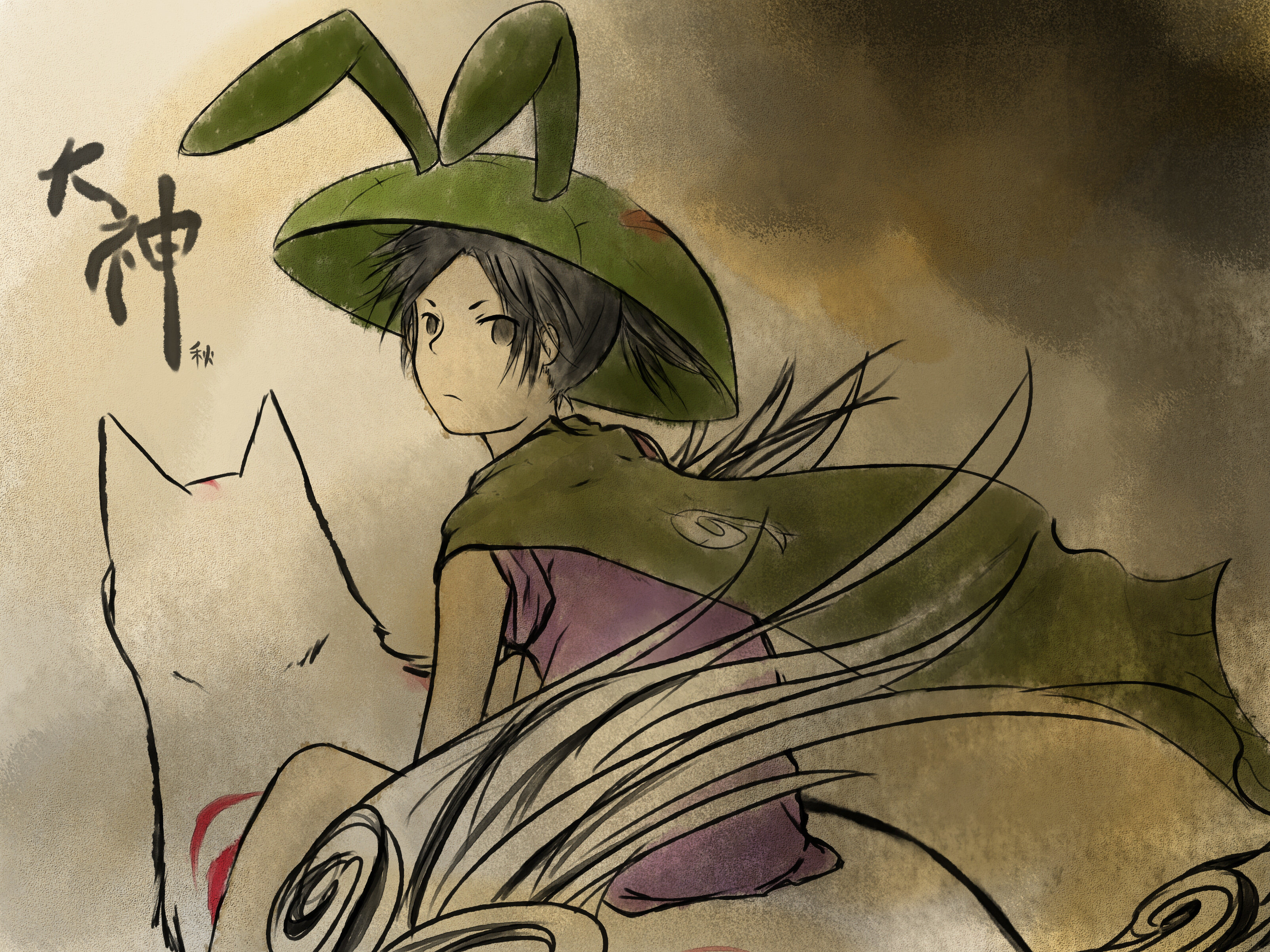 Best Okami background ID:457066 for High Resolution hd 3200x2400 PC
