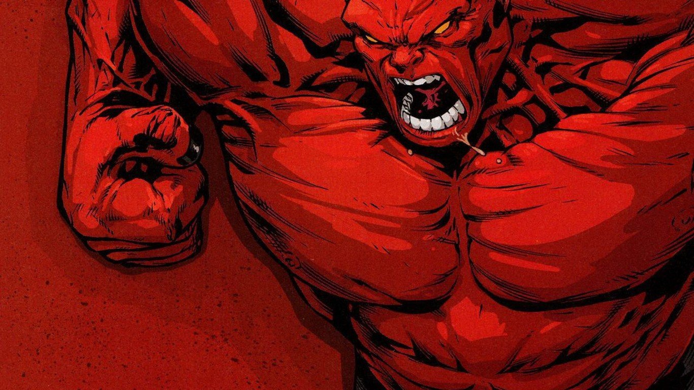 Best Red Hulk background ID:40592 for High Resolution 1366x768 laptop computer