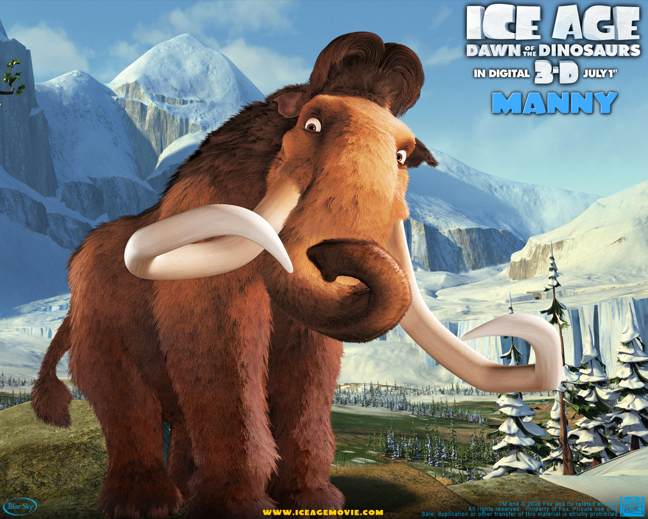 Best Ice Age: Dawn Of The Dinosaurs background ID:138135 for High Resolution hd 1280x1024 desktop